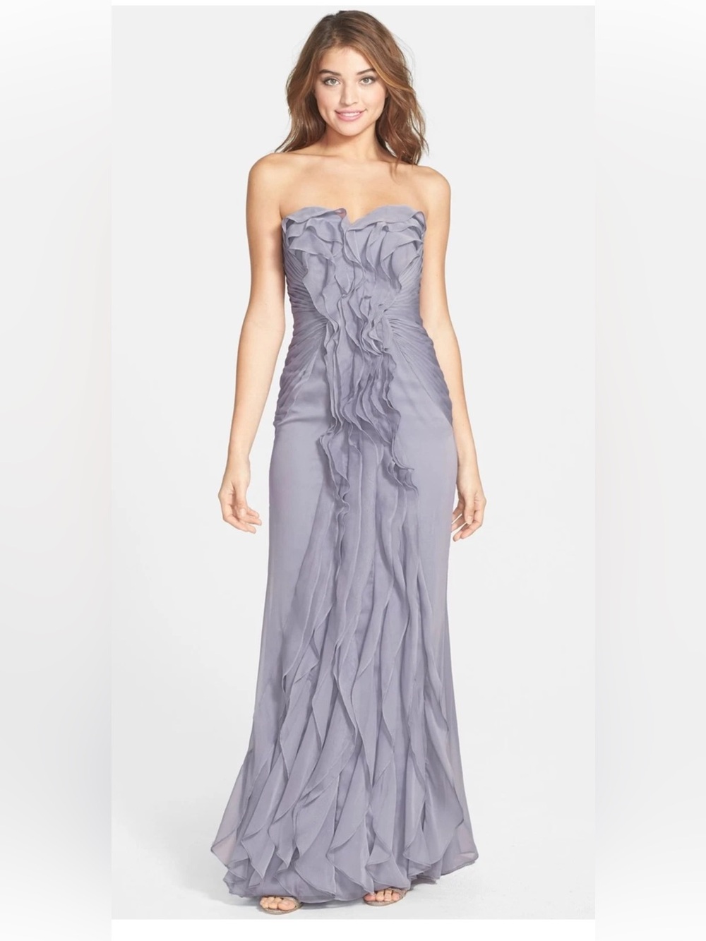 Adrianna Papell Woman Chiffon dress size 6